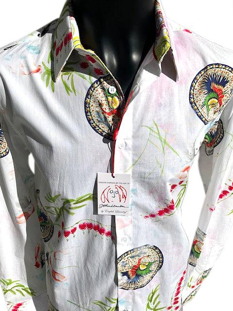 English Factory FLEETWOOD Long Sleeve Shirt White