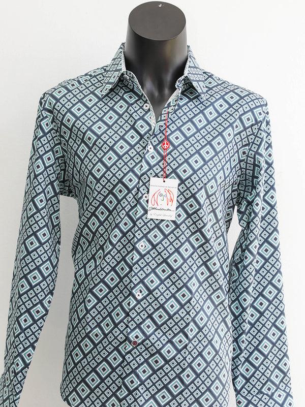 English Factory GREENFIELD Long Sleeve Shirt Sea