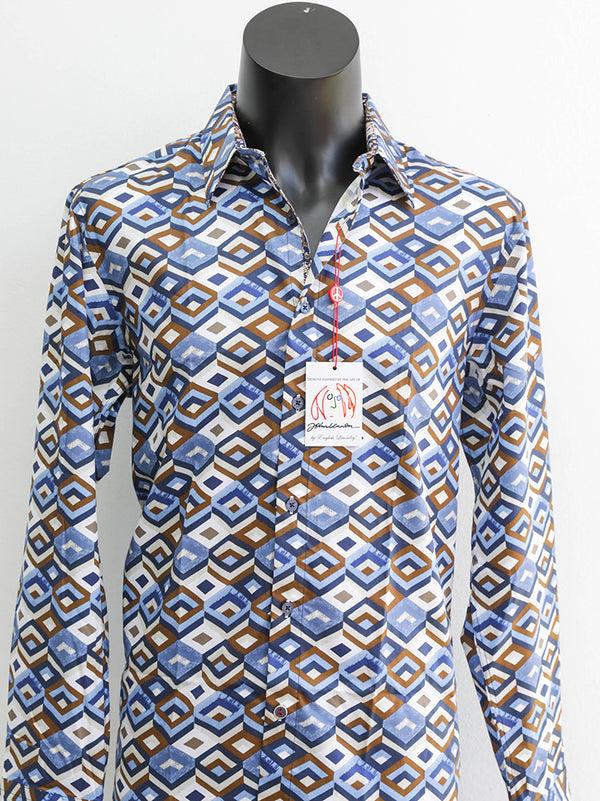 English Factory HINDLEY Long Sleeve Shirt Sky