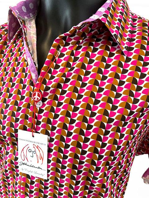 english factory LANCING Short Sleeve Shirt Fucshia