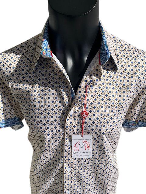 English Factory LYE Short Sleeve Shirt Ecru