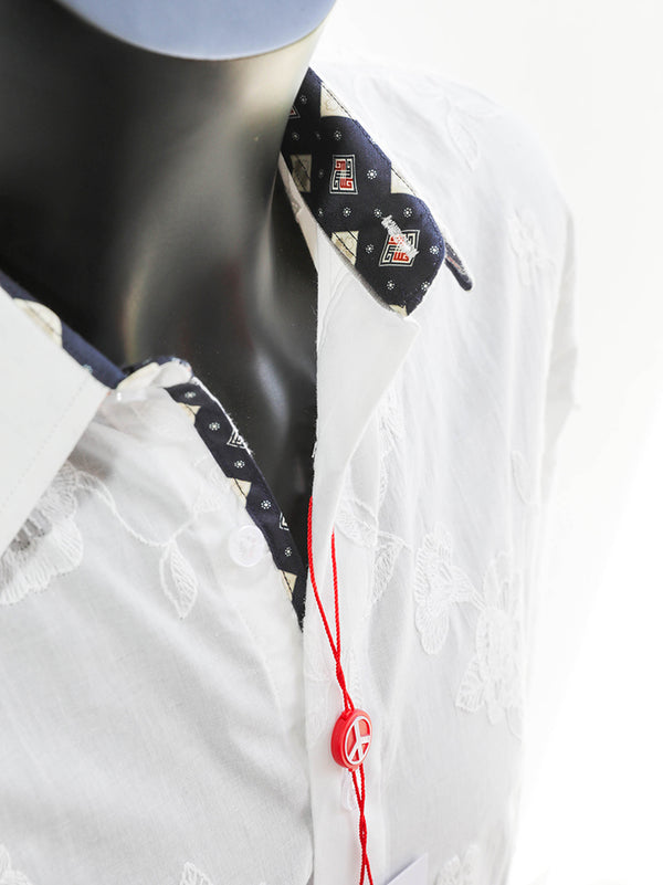 english factory PEMPERDON Long Sleeve Shirt White