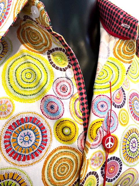 English Factory RICHMOND Short Sleeve Shirt Citrus