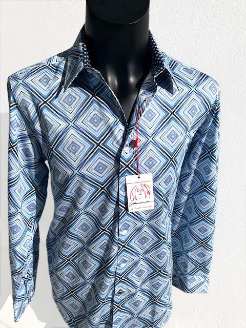 English Factory SUTTON Long Sleeve Shirt Blue