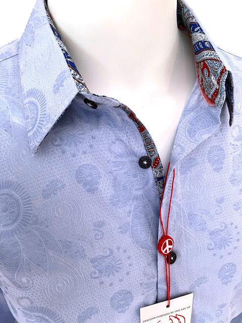 english factory WILTON Long Sleeve Shirt Sky