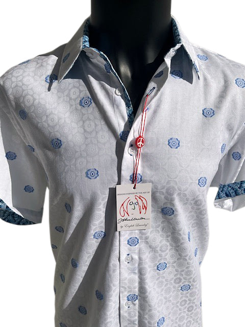 English Factory WREXHAM Short Sleeve Shirt White