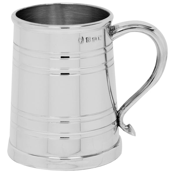 english factory 1 Pint* Heavy Style Pewter Beer Mug Tankard with Swan Handle