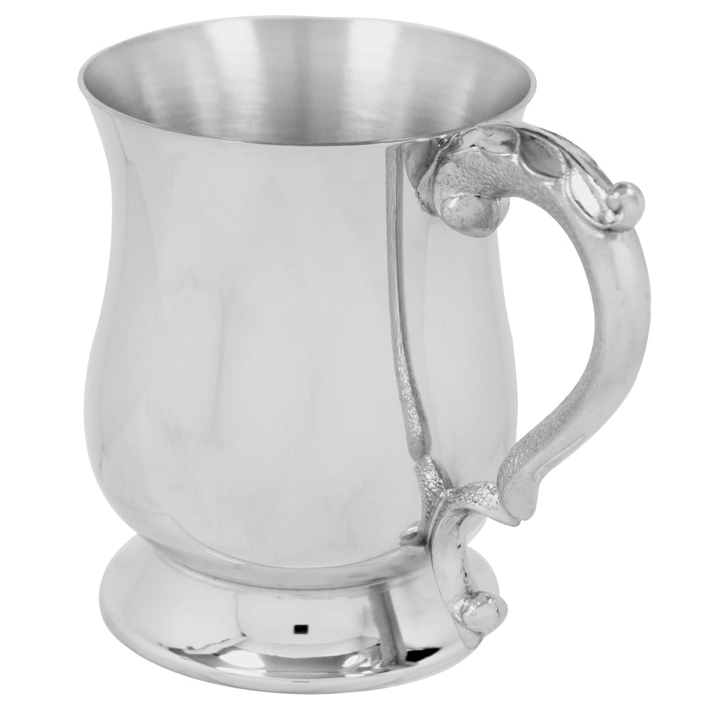English Factory 1 Pint* Pewter Beer Mug Tankard - Georgian Design