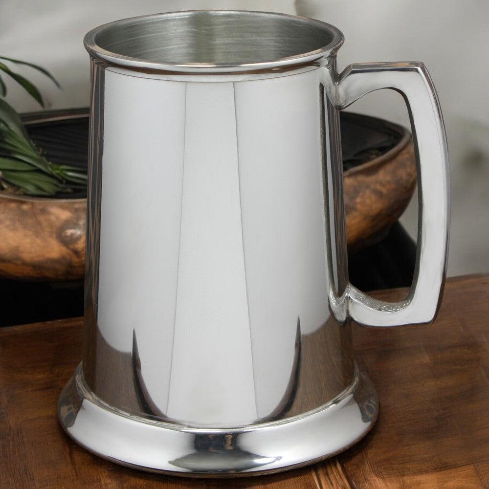 English Factory 1 Pint* Pewter Beer Mug Tankard With Classic Handle