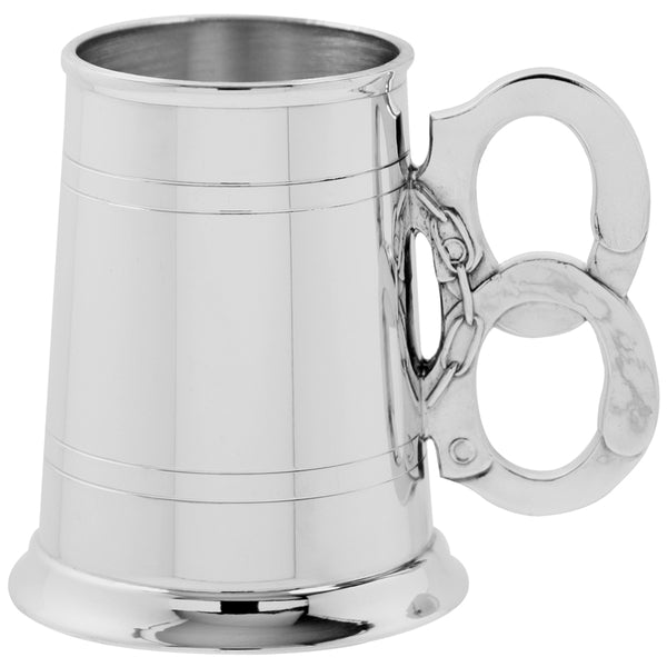 english factory 1 Pint* Pewter Beer Mug Tankard With Handcuff Handle