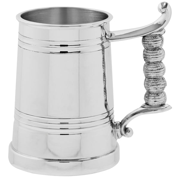 english factory 1 Pint* Pewter Beer Mug Tankard With Rope Handle