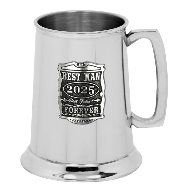 english factory 1 Pint* Wedding Best Man Pewter Beer Mug Tankard 2025