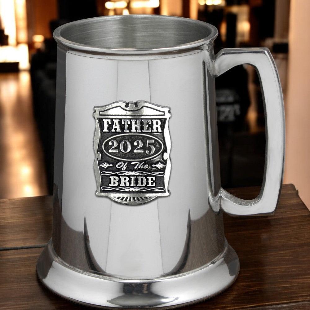 English Factory 1 Pint* Wedding Father Of The Bride Pewter Beer Mug Tankard 2025