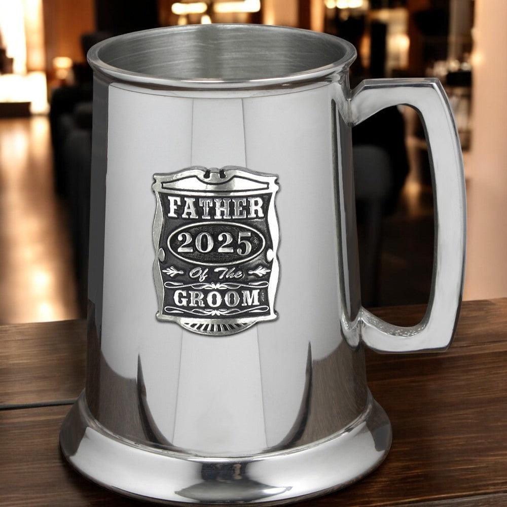 English Factory 1 Pint* Wedding Father Of The Groom Pewter Beer Mug Tankard 2025