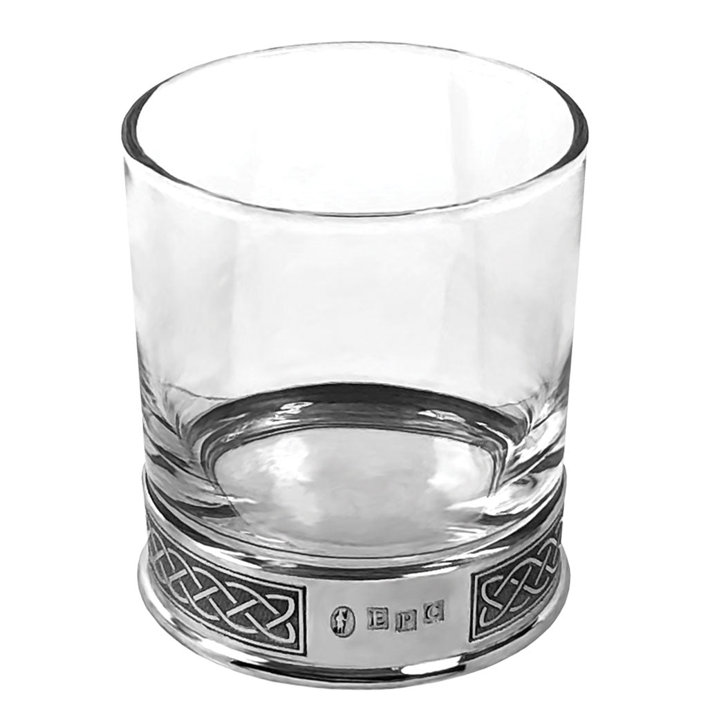 English Factory 11oz Celtic Pewter Whisky Glass Tumbler