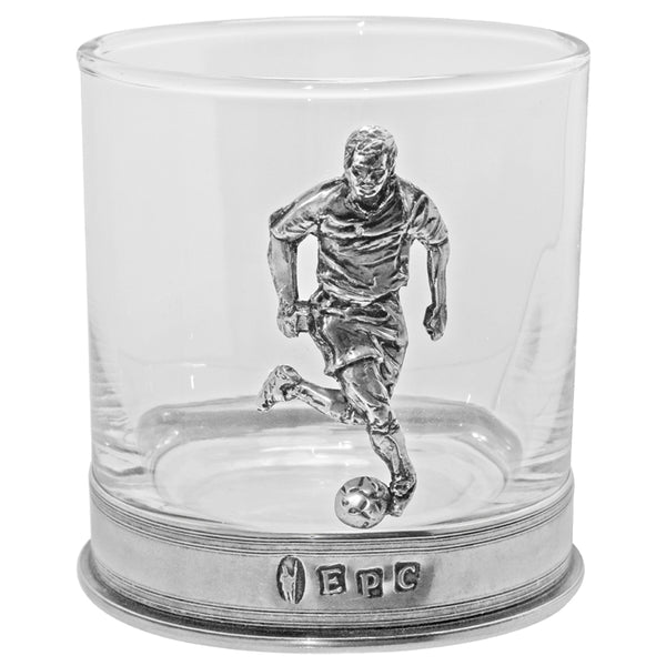 english factory 11oz Football Pewter Whisky Glass Tumbler