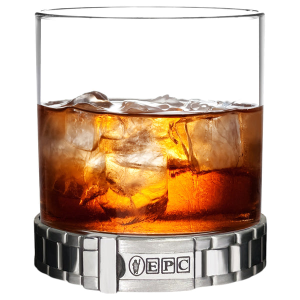 english factory 11oz Iconic Pewter Watch Bracelet Whisky Glass Tumbler