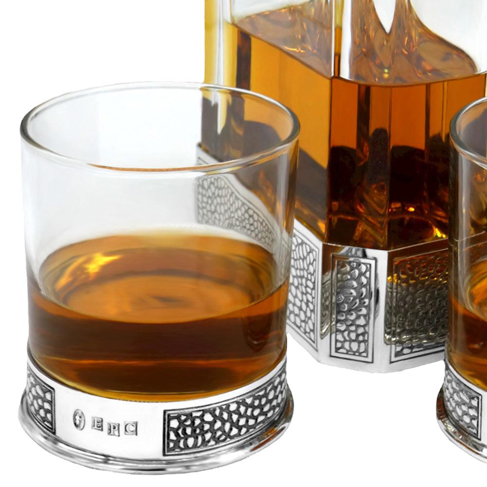 English Factory 11oz MANHATTAN WHISKEY OR RUM DOUBLE GLASS TUMBLER