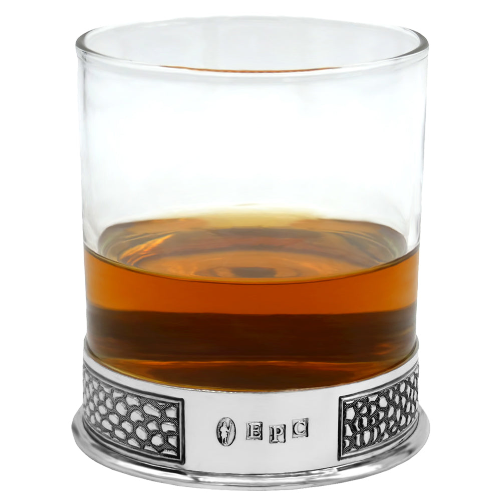 English Factory 11oz MANHATTAN WHISKEY OR RUM DOUBLE GLASS TUMBLER