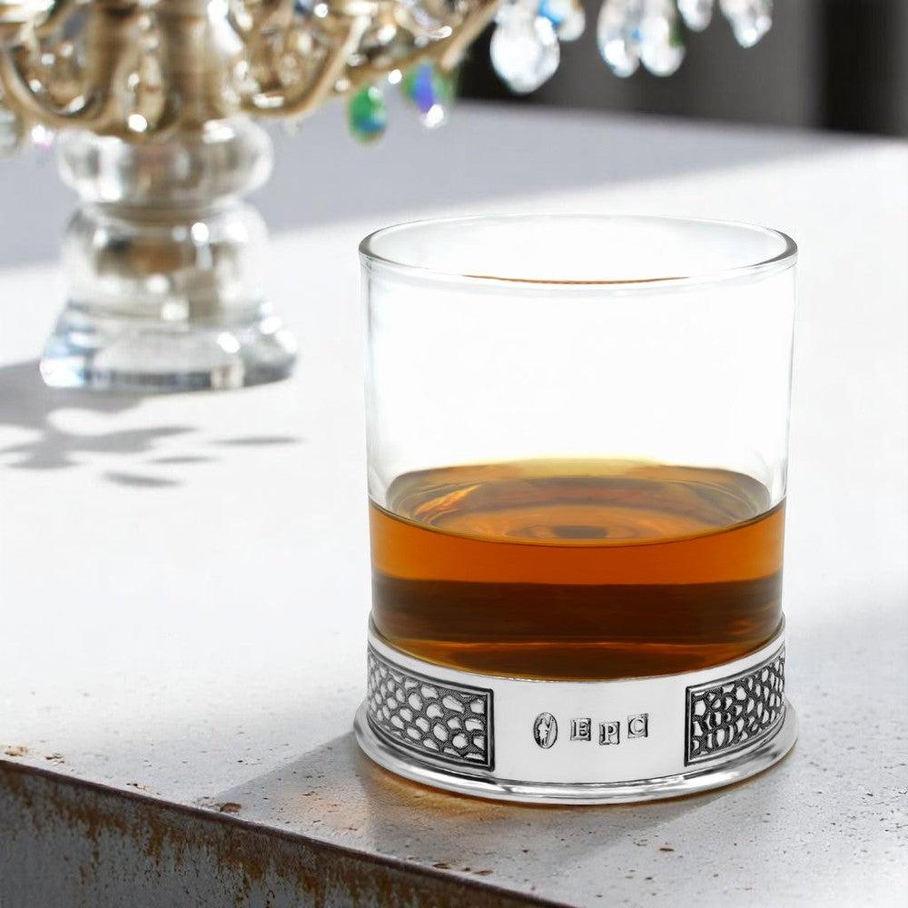 English Factory 11oz MANHATTAN WHISKEY OR RUM DOUBLE GLASS TUMBLER