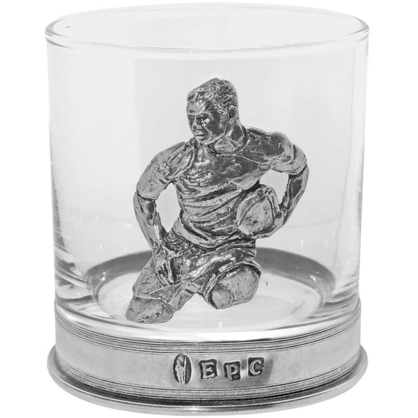 english factory 11oz Rugby Pewter Whisky Glass Tumbler