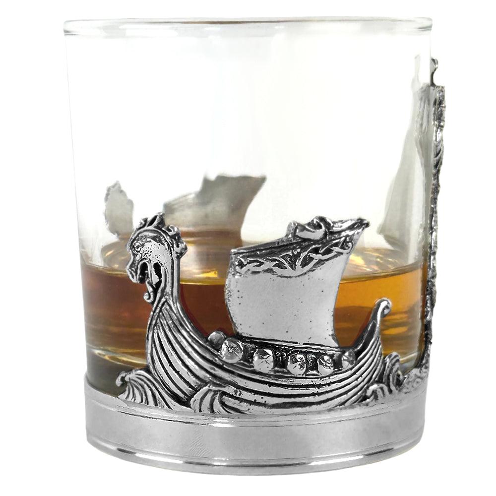 English Factory 11oz Viking Pewter Whisky Glass Tumbler