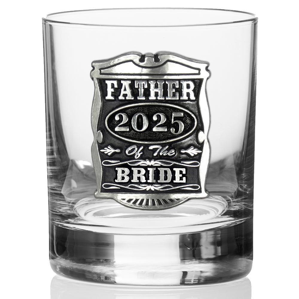 English Factory 11oz Wedding Father Of The Bride Pewter Whisky Glass Tumbler 2025