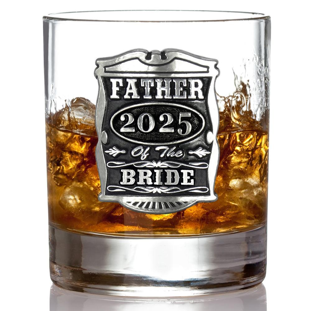 English Factory 11oz Wedding Father Of The Bride Pewter Whisky Glass Tumbler 2025