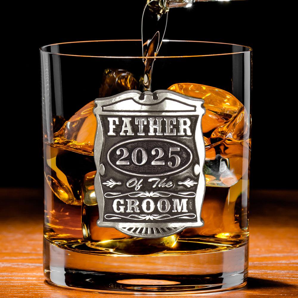 English Factory 11oz Wedding Father Of The Groom Pewter Whisky Glass Tumbler 2025