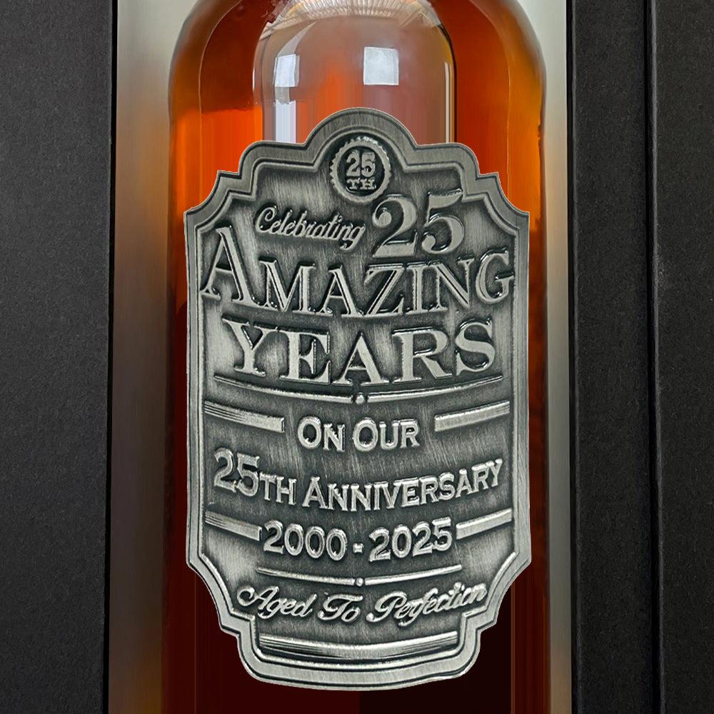 English Factory 25th Anniversary Whisky Gift Set Bottle & Box 2000-2025