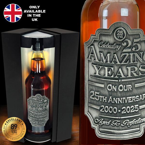 english factory 25th Anniversary Whisky Gift Set Bottle & Box 2000-2025