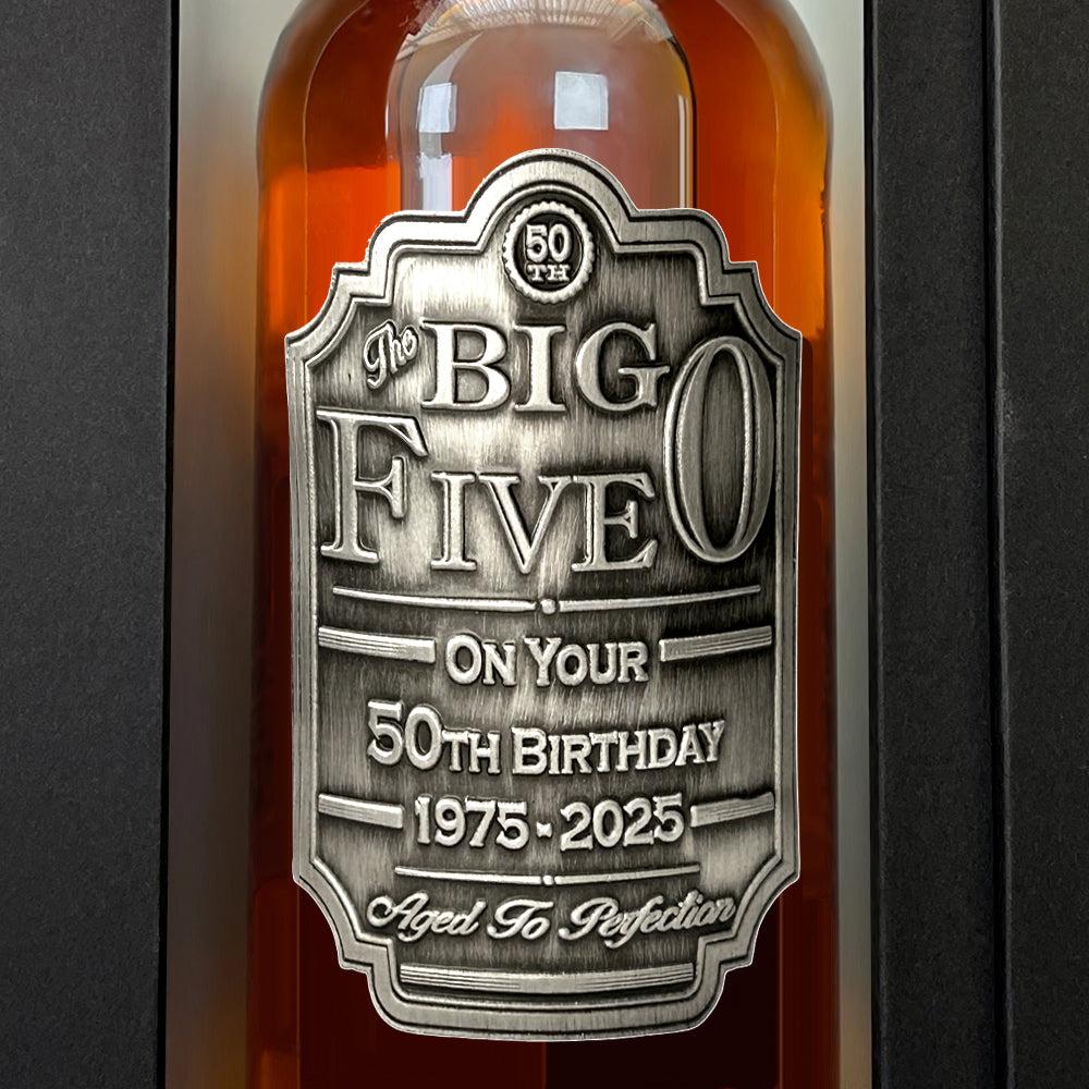 English Factory 50th Birthday Whisky Gift Set Bottle & Box 1975