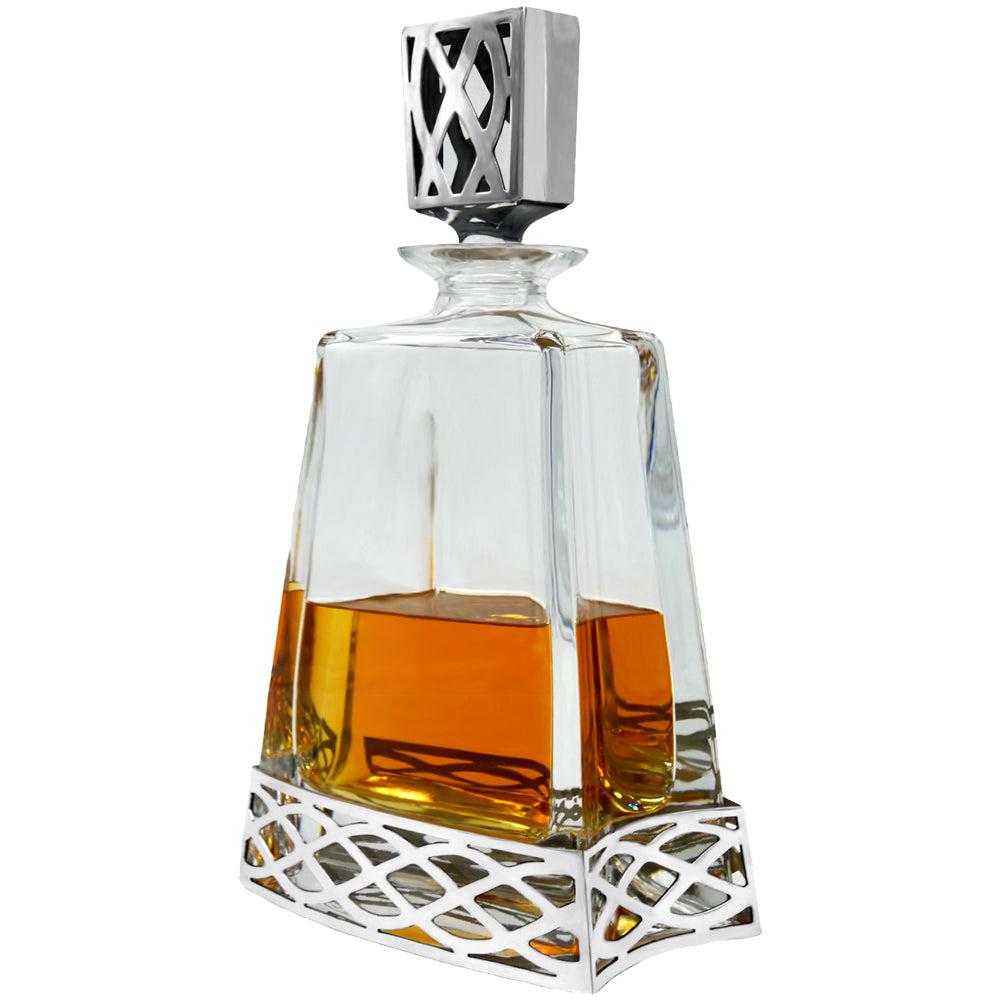 English Factory 600ml Whisky Wine & Spirit Uisge Beatha TALL PEWTER DECANTER