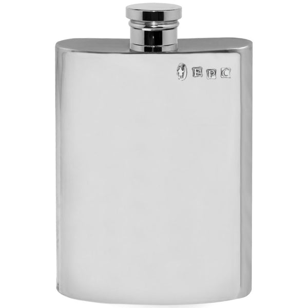 english factory 6oz Plain Rectangular Pewter Hip Flask english factory 6oz Plain Rectangular Pewter Hip Flask