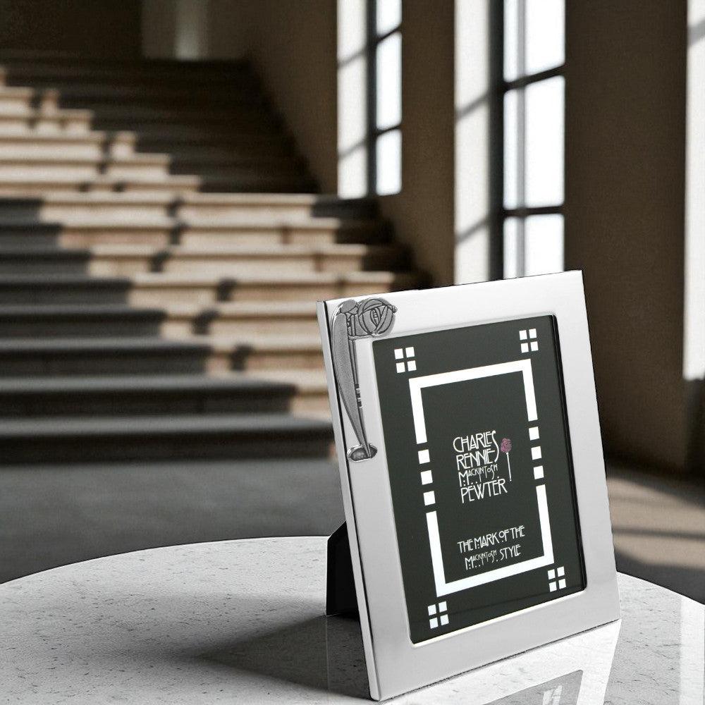 English Factory 6x4 Silver Plated Charles Rennie Mackintosh Photo Frame