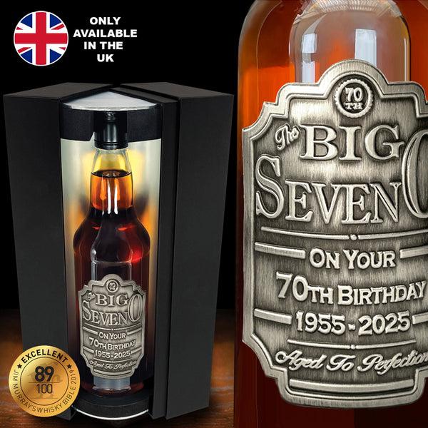 english factory 70th Birthday Whisky Gift Set Bottle & Box 1955