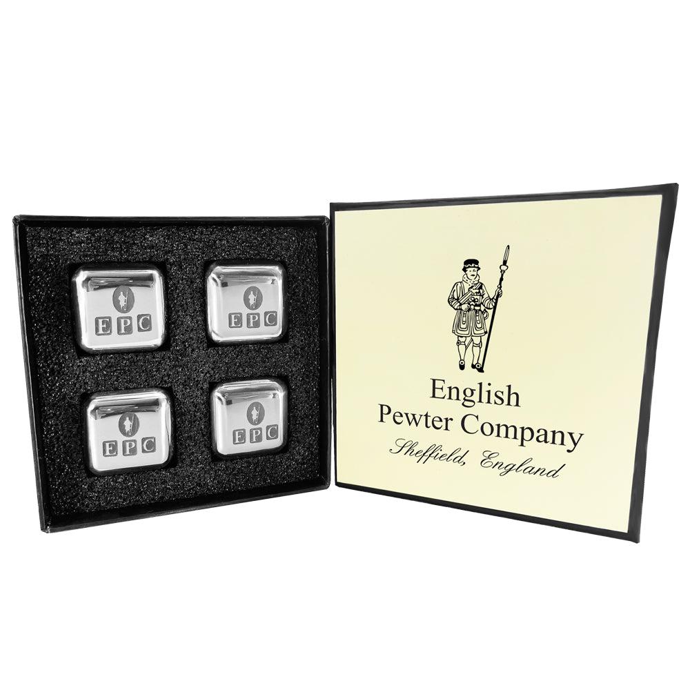 English Factory Barware Gift Set Of Stainless Steel Ice Cube Stones For Whisky Wine Gin Rum And More