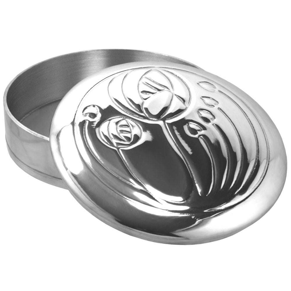 English Factory Charles Rennie Mackintosh Pewter Keepsake Trinket Box