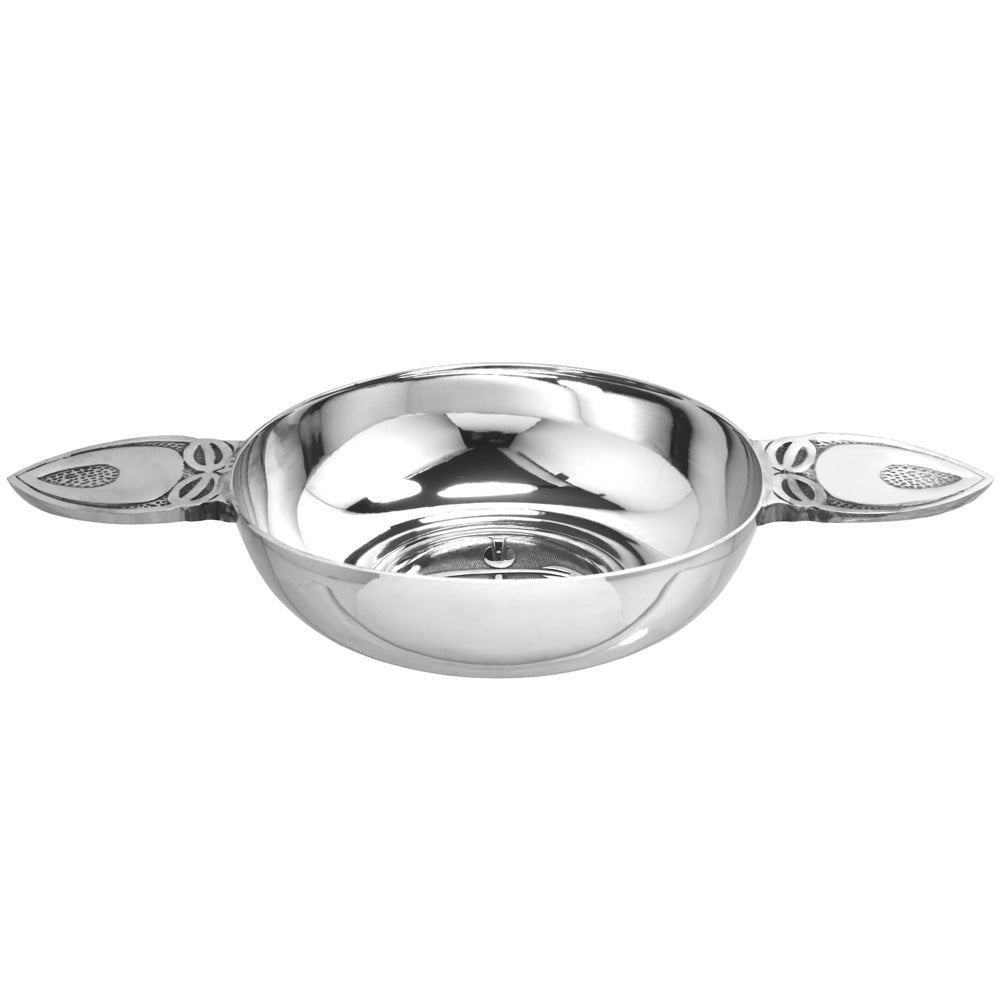 English Factory Charles Rennie Mackintosh Pewter Quaich Bowl