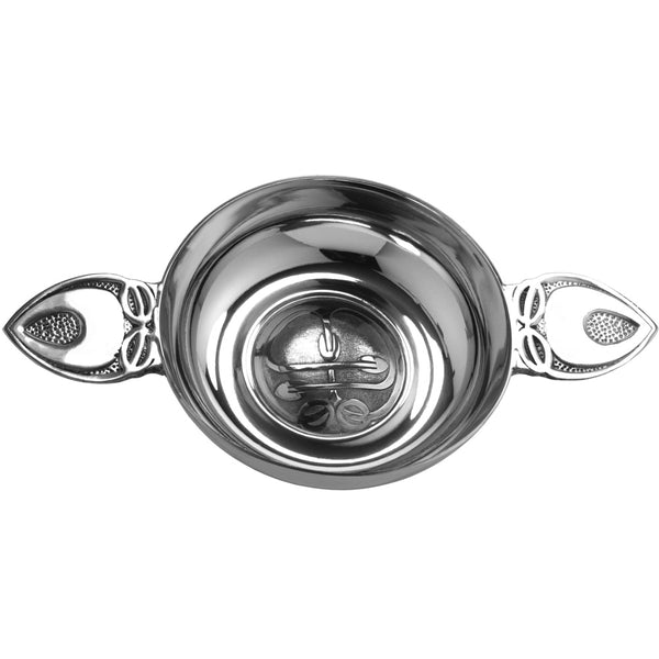 english factory Charles Rennie Mackintosh Pewter Quaich Bowl