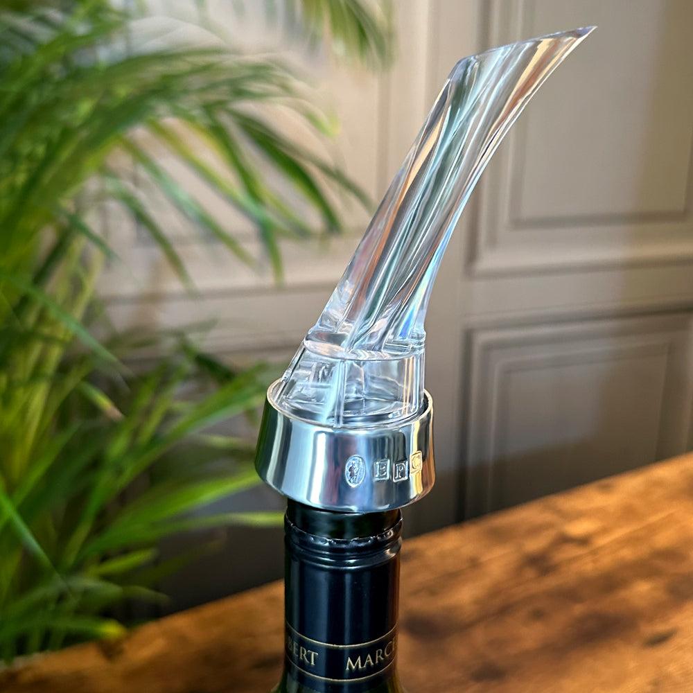 English Factory Pewter Wine Aerator