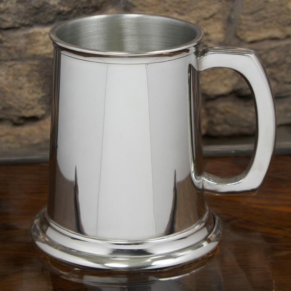 English Factory Half Pint* Traditional Pewter Beer Mug Tankard