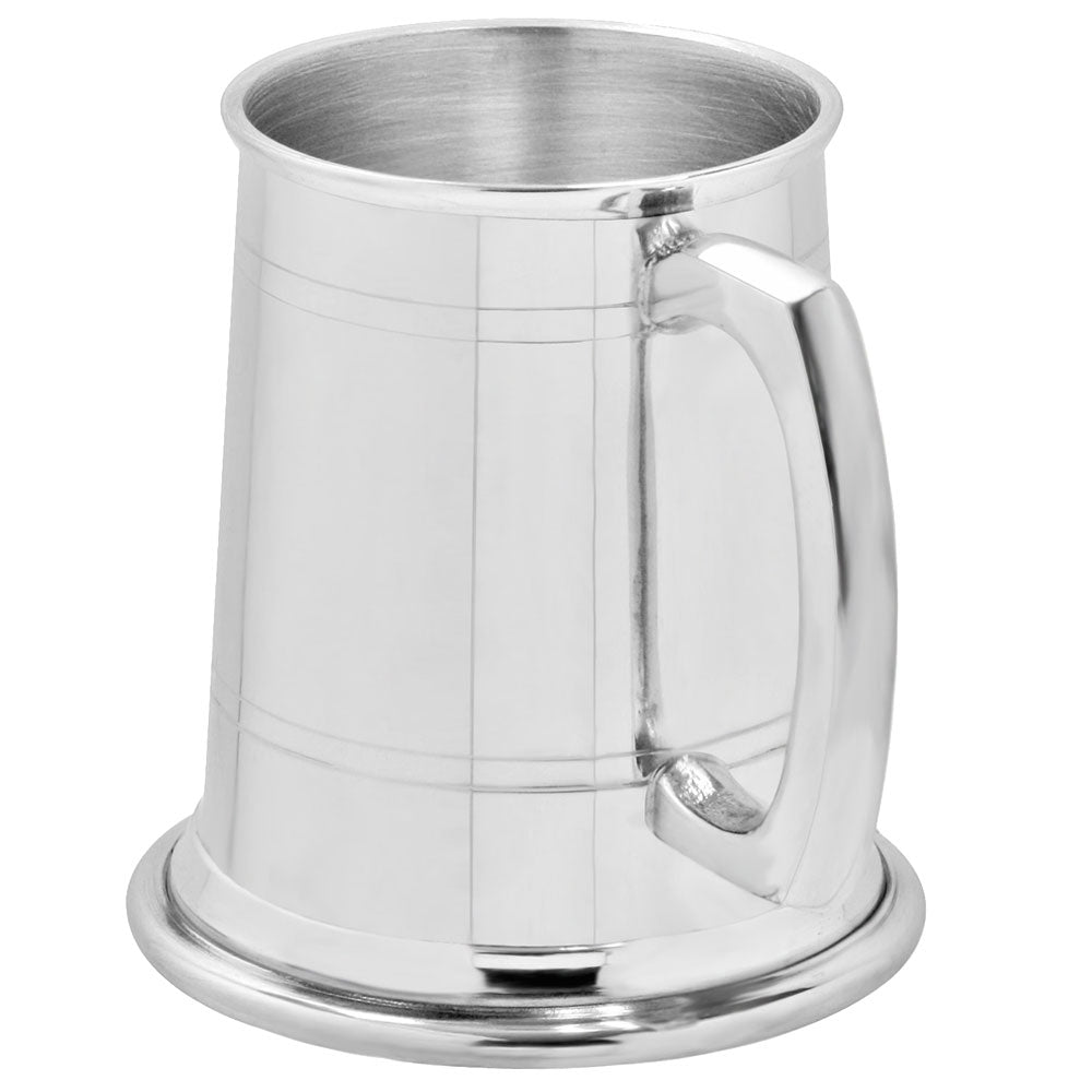 English Factory Half Pint* Traditional Pewter Beer Mug Tankard