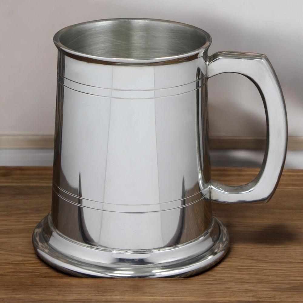 English Factory Half Pint* Traditional Pewter Beer Mug Tankard
