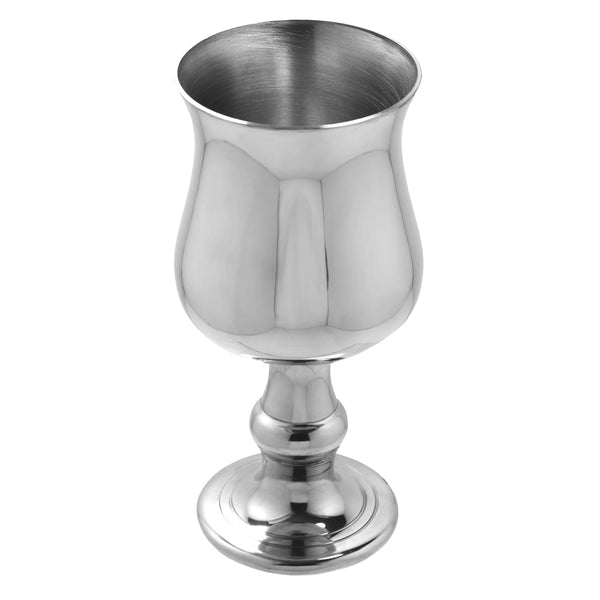 english factory Large Traditional Pewter Wine or Port Goblet