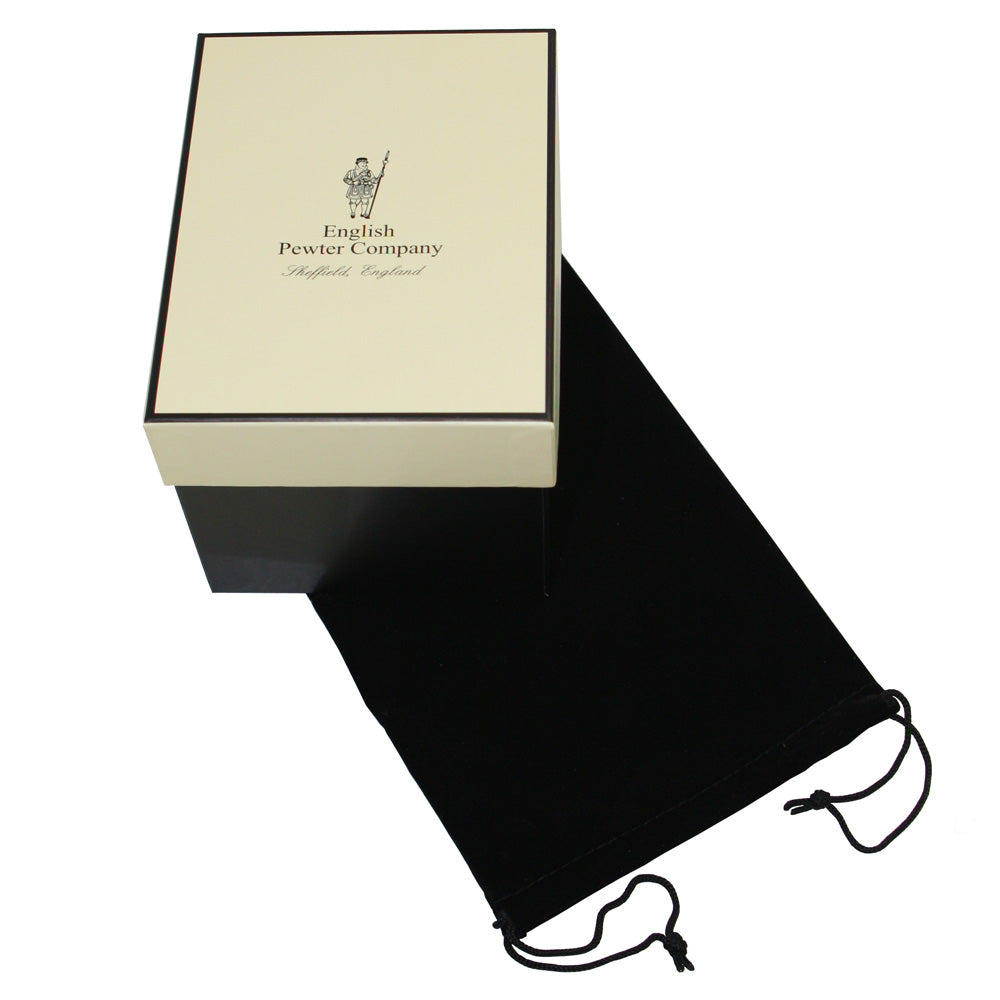 English Factory Large Traditional Pilsner Style Wine Or Port Pewter Goblet