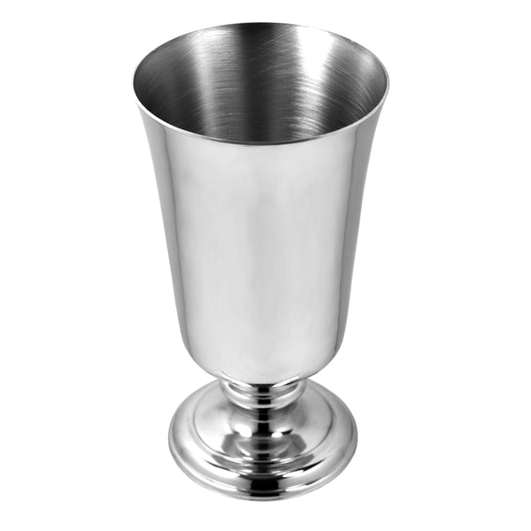 english factory Large Traditional Pilsner Style Wine or Port Pewter Goblet