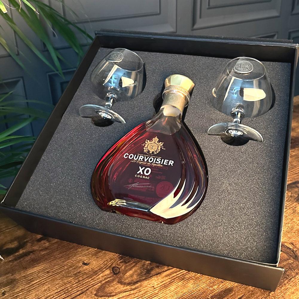 English Factory Luxury Brandy Gift Set Includes Bottle & 2 Personalised Brandy Glasses