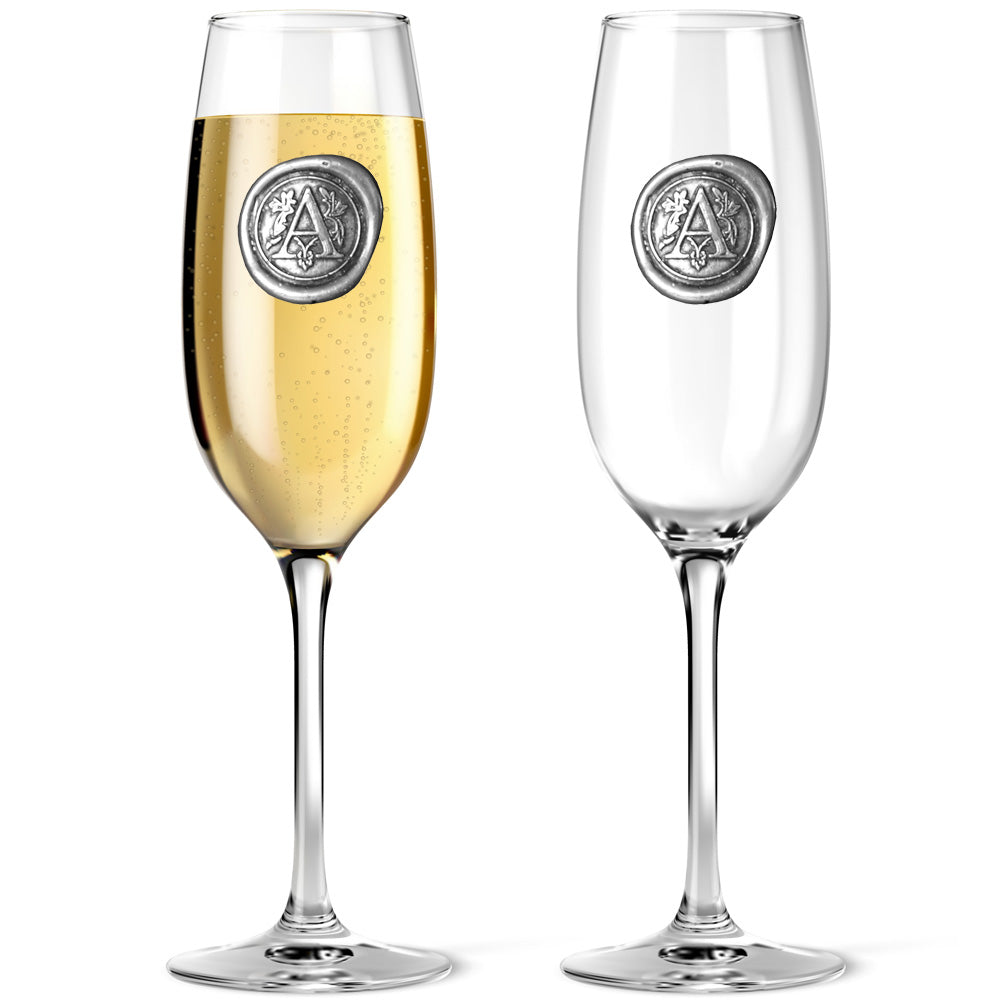 English Factory Luxury Champagne Gift Set Includes Bottle & 2 Personalised Champagne Flutes