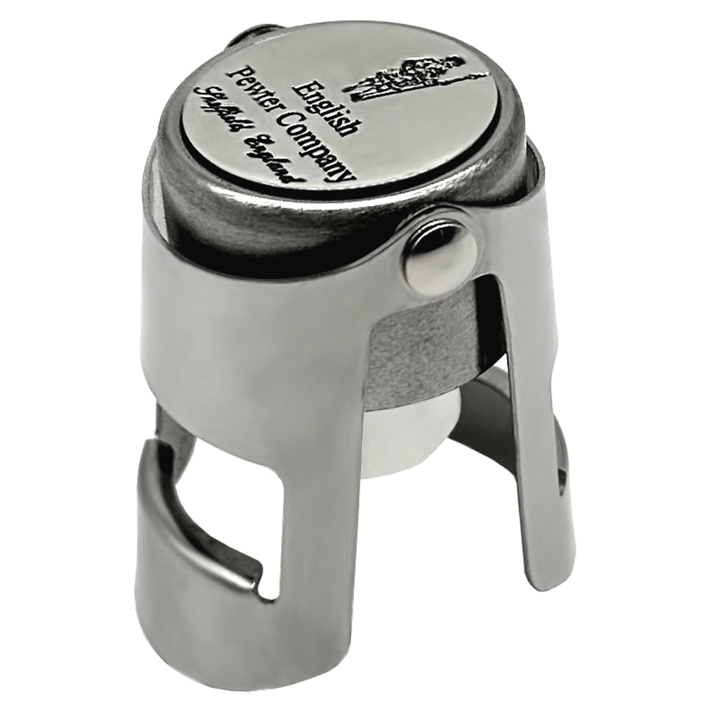 English Factory Luxury Champagne Gift Set Includes Bottle Champagne Flute Pewter Bottle Coaster Pewter Champagne Sealer & Pewter Coaster